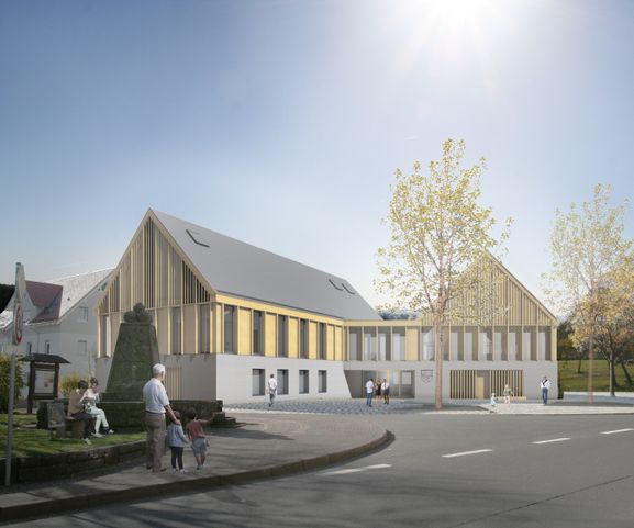 Planerische Perspektive Bürgerzentrum Simmersfeld